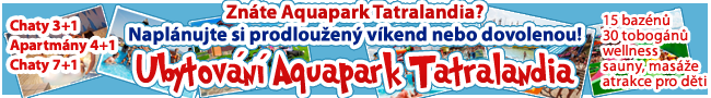 Ubytování Aquapark Tatralandia